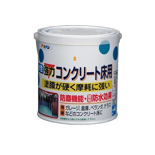 （まとめ買い）水性強力コンクリート床用 ホワイト 0.7L [x3缶セット]