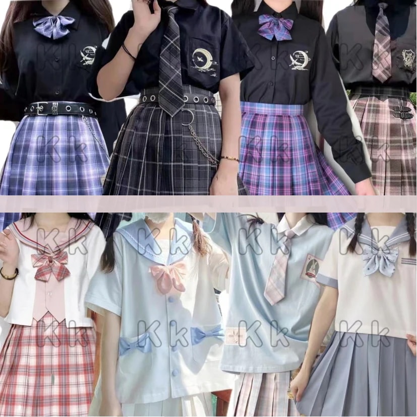 Qoo10] 地雷系 JK制服 3点セット プリーツス : レディース服