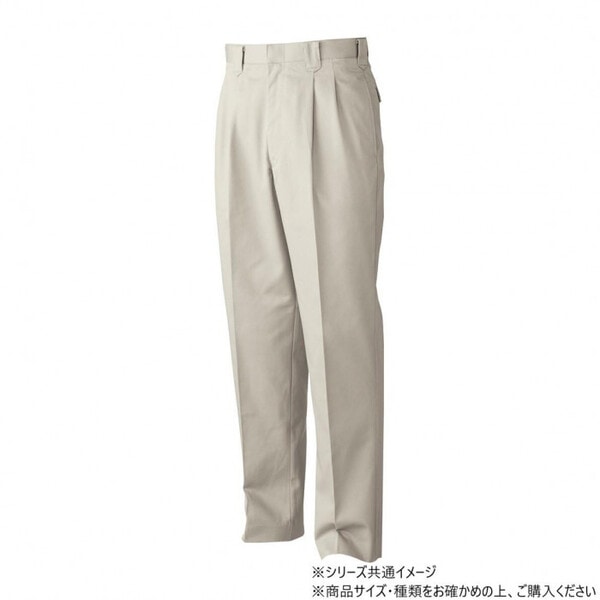 5339 ツータックスラックス 85サイズ アイボリー(5)