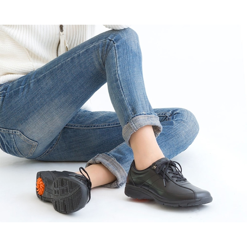 Asahi メディカルウォークLF ブラック (KV77074)