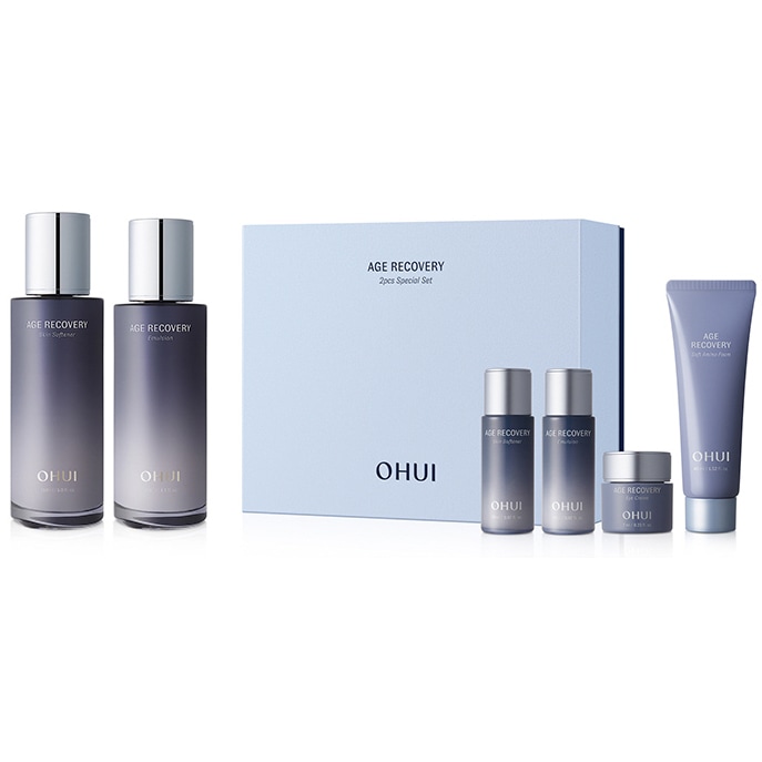 エイジ リカバリー 2種企画セット/化粧水+乳液+サンプル4点付き／高保湿／ハリ感／ツヤ肌印象へ整える／エイジングケア／韓国コスメ