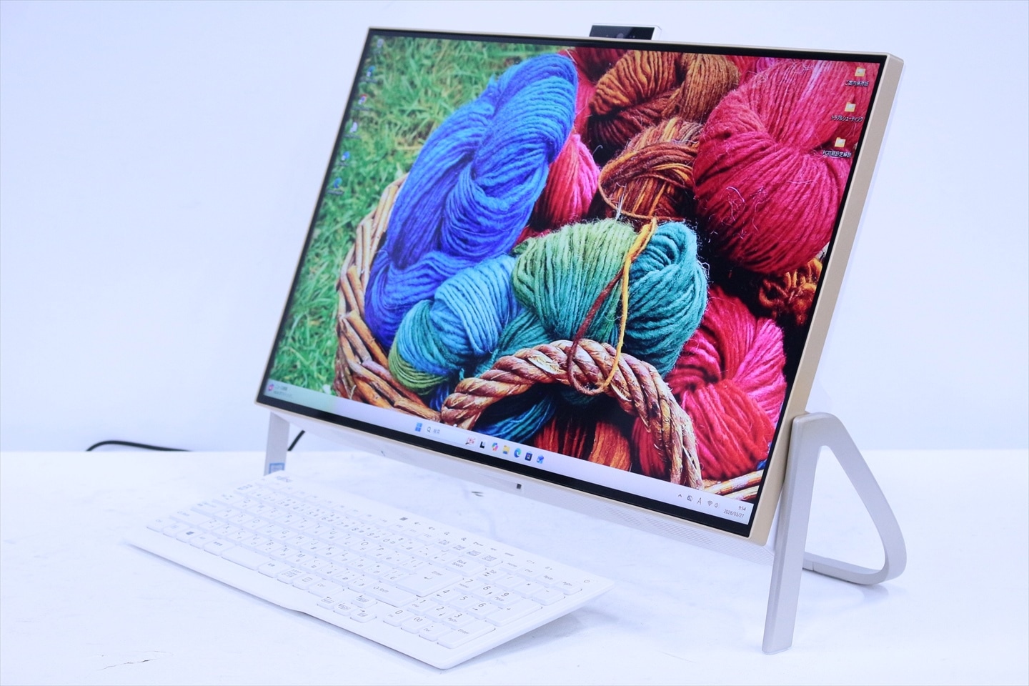 即配 良品 パワフルモデル Corei7 ESPRIMO FH77/B1 i7-7700HQ 8G 256G+1.0TB 23.8FHD DVD Office キーボード付 AAA評価