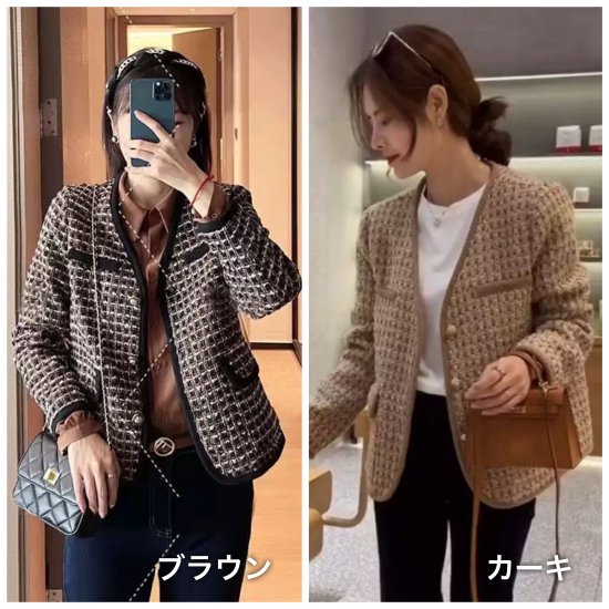 【取寄：納期2週間】ジャケット ジャカードジャケット エレガント アウター 羽織り レディース 無地 体型カバー