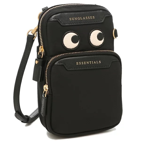 ショルダーバッグ アイズ エッセンシャルズ クロスボディ ミニバッグ ブラック レディース ANYA HINDMARCH 5050925181631 BLACKTU