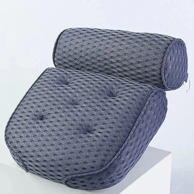 バスタブ枕 お風呂枕 まくら バスピローバスタブ枕 入浴用まくら クッション 6つの吸盤付き滑り止め323