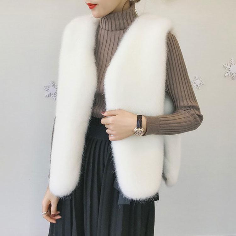 新作登場 秋冬 レディース ファーコート 毛皮コート レディースコート フェイクファー アウター ファーベスト　暖かい 通勤 レディースアウター