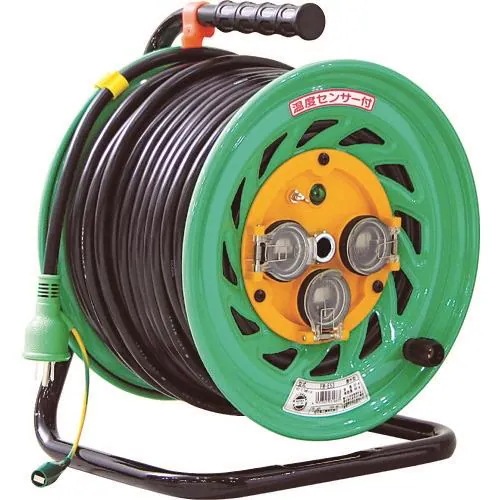 【メーカー直送品】NICHIDO 電工ドラム 屋外型 アース付 50m FW-E53