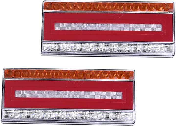 Avan Knight トラック 24V LED ライト テール ランプ 流れる シーケンシャル ウインカー 左右 セット スモール ブレーキ(パターン3)