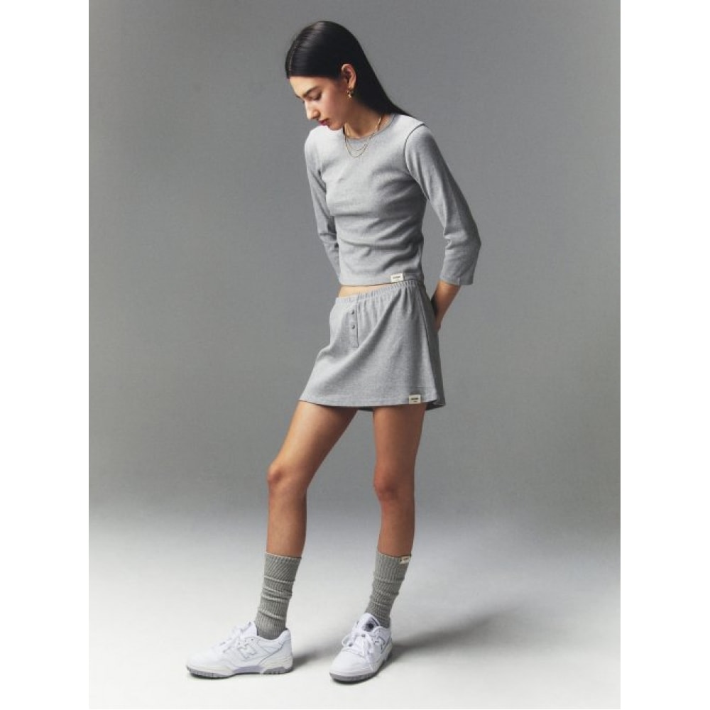 グロウニー 3/4G クラシックTシャツ (グレー)