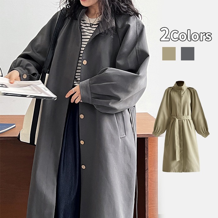トレンチコート コート レディース 春 秋冬 スプリングコート ロングコート ロングカーディガン 羽織り 防寒 トレンチ アウター ジャケット カーディガン ロング 大きいサイズ シンプル きれいめ 12,322円