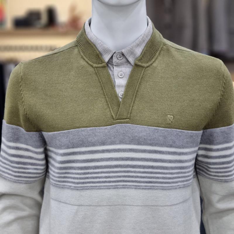 レイヤードニットカラーTシャツ PPKT3353471_SH