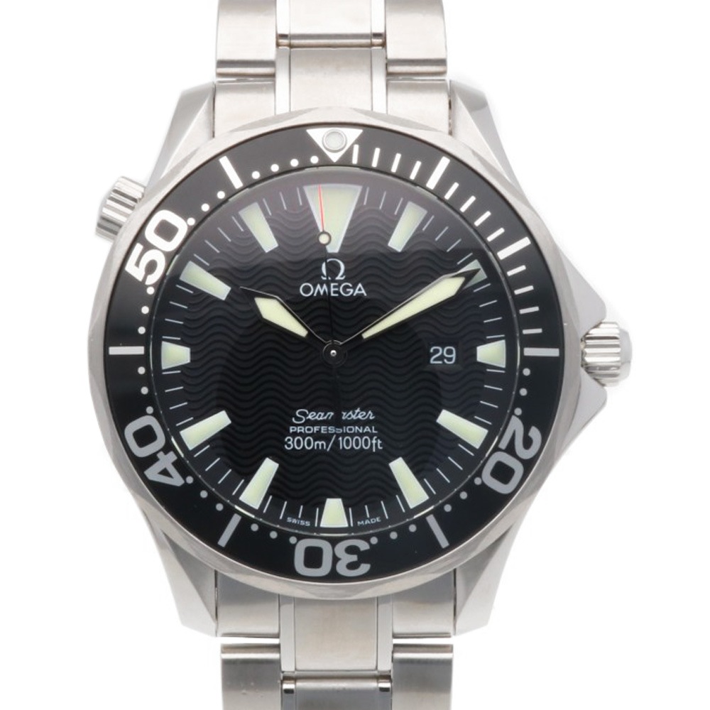 オメガ シーマスター 腕時計 ステンレススチール 22645000 クオーツ 1年保証 OMEGA 中古
