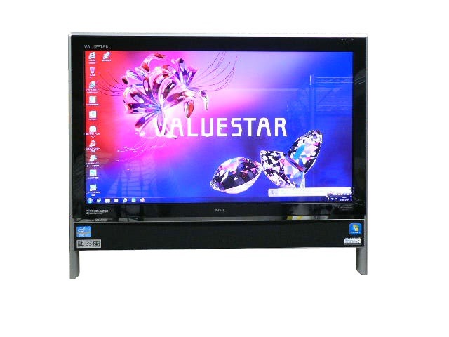 NEC デスクトップパソコン 中古パソコン VN570/F ブラック デスクトップ 一体型 本体 Windows7 Core i5 ブルーレイ 地デジ/BS/CS 4GB/1TB 送料無料 中古