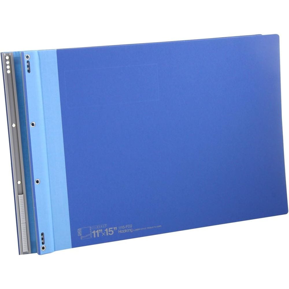 （まとめ買い）ライオン事務器 データファイル バーストタイプ レター式 1000枚収容 青 1115―FD2 714-52 [x3]