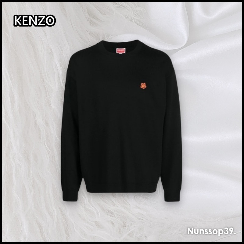 KENZO FE5 5TS270 4SY 02 ヴォーク フラワー ウール ニット