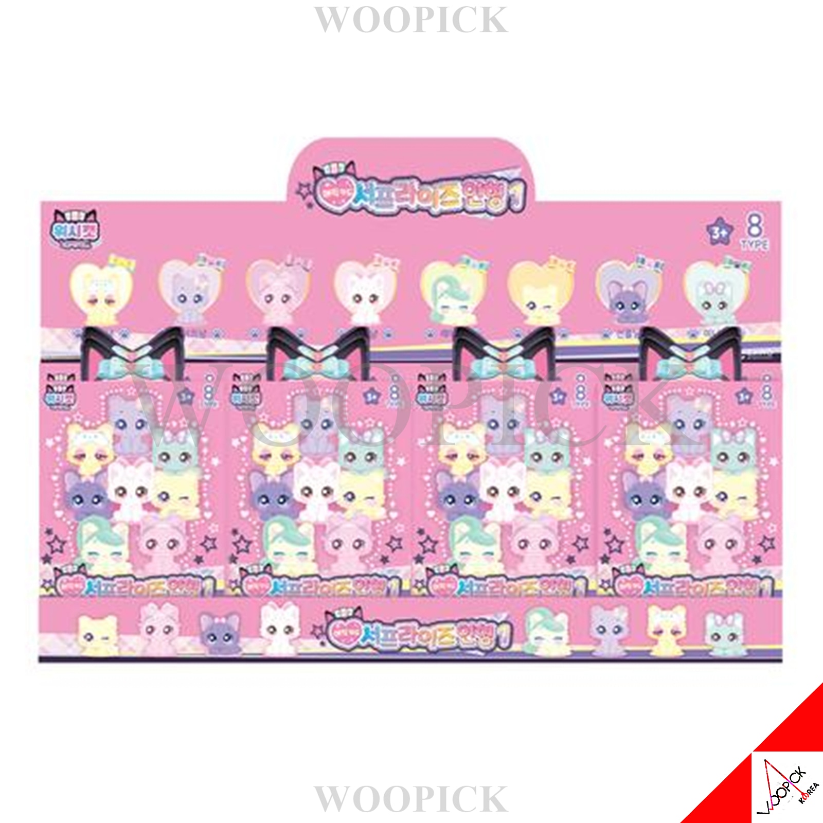 [関税込み] ウィッシュキャット/マジックカード/サプライズ人形/Vol.1/8種ランダムボックス/フルセット/韓国アニメ/韓国玩具/正品/2026