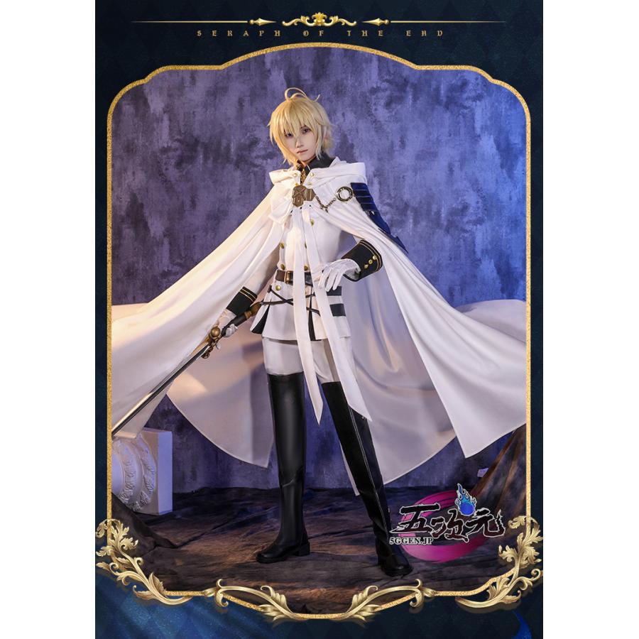 【予約商品】2026新作 Insでも話題に 三分妄想　終わりのセラフ　百夜ミカエラ　コスプレ　衣装　ウィッグ　追加可能