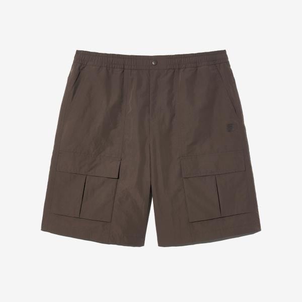 [FILA] [ユニ] 綿タッチポリエステル セミバミューダ カーゴショートパンツ(W) (FS2TRH2102X_BRN)