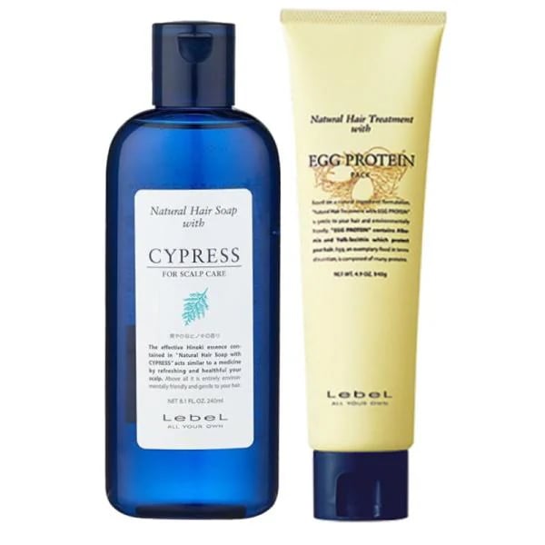 ナチュラルヘアソープ CY 240ml + エッグプロテイン EP 260g トリートメント セット 本体 シャンプー 5,270円