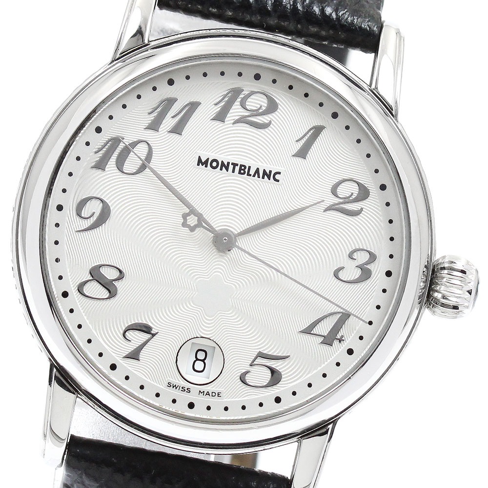 モンブラン MONTBLANC 7042 マイスターシュティック デイト クォーツ メンズ _942625【中古】