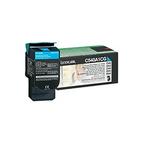 (純正品) LEXMARK トナーカートリッジ (C540A1CG シアン) 1K RPトナー