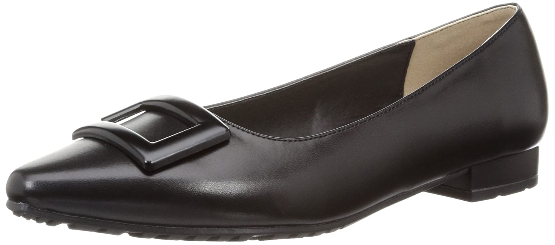 [オリエンタルトラフィック] レインパンプス レインアイテム シンプル ポインテッドトゥ モチーフ かわいい 大きいサイズ 小さいサイズ レディース ブラック 23.0 cm