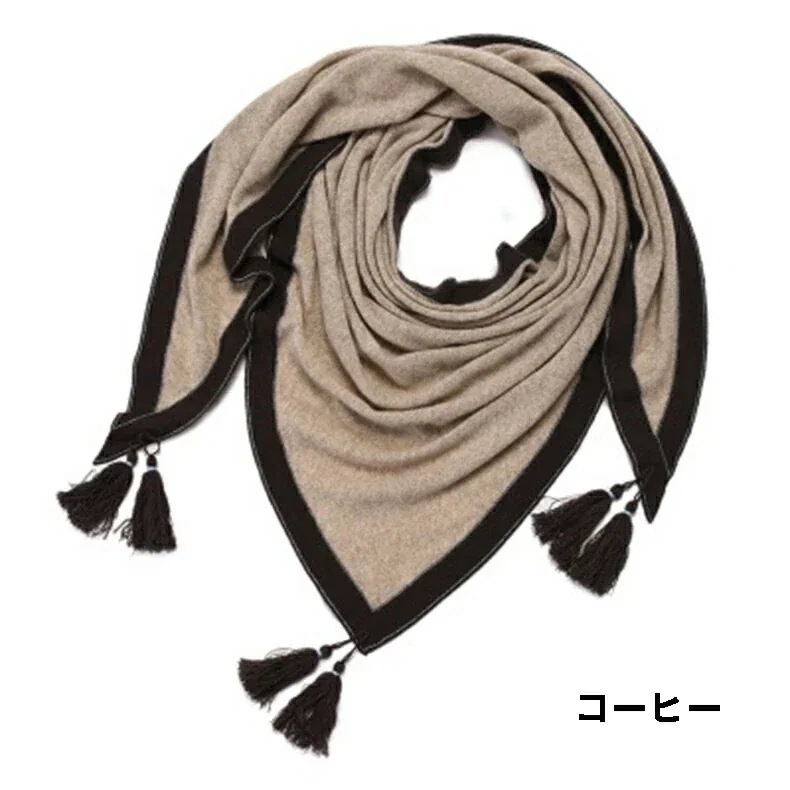 冬毛布 ストール 大判 秋冬用スカーフヘッドスカーフスカーフショール レディース純カシミヤトライアングルスカーフ 秋冬暖かくて防寒保温 11,467円
