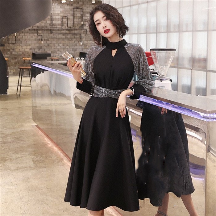 ウエディング パーティードレス ミモレ丈 結婚式 ワンピース 服装 大きいサイズ 大人 上品 女性