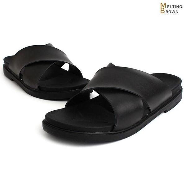 メンズレザーサンダル メンズ高級オフィスサンダル XS1