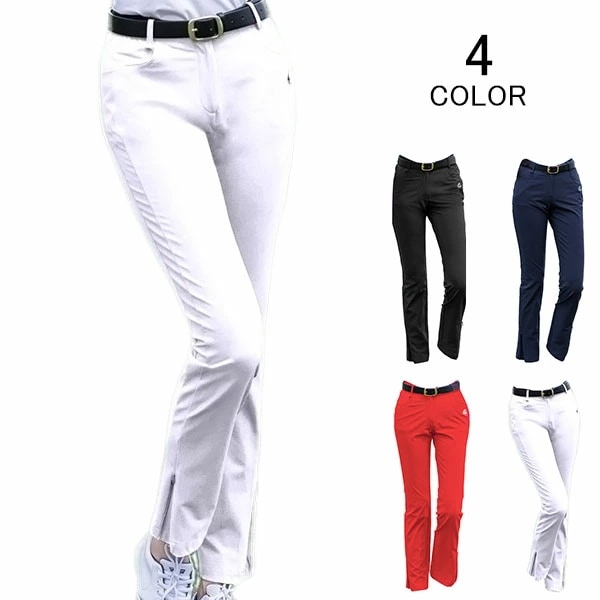 ゴルフパンツ レディース スキニーパンツ パンツ ゴルフウェア ズボン トレッキングパンツ 速乾 撥水 綿混 快適 ストレッチ ウエスト伸縮 アウトドア aaa