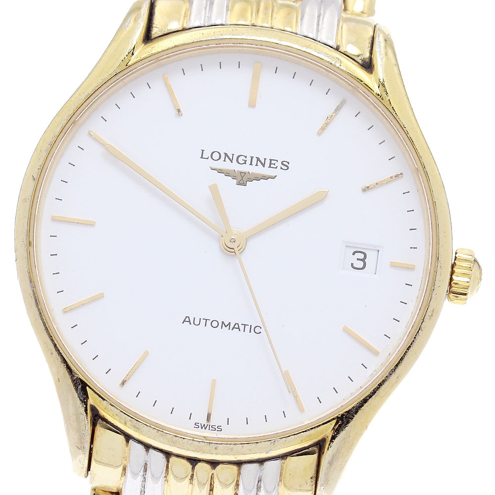 ロンジン LONGINES L4.860.2 リール デイト 自動巻き メンズ _903313【中古】