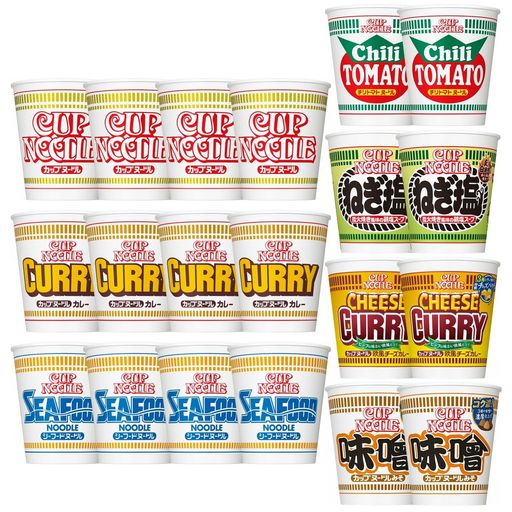 日清食品 カップヌードルシリーズ 7種アソート (レギュラーサイズ 7種/計20個) カップ麺 詰め合わせ 箱買い