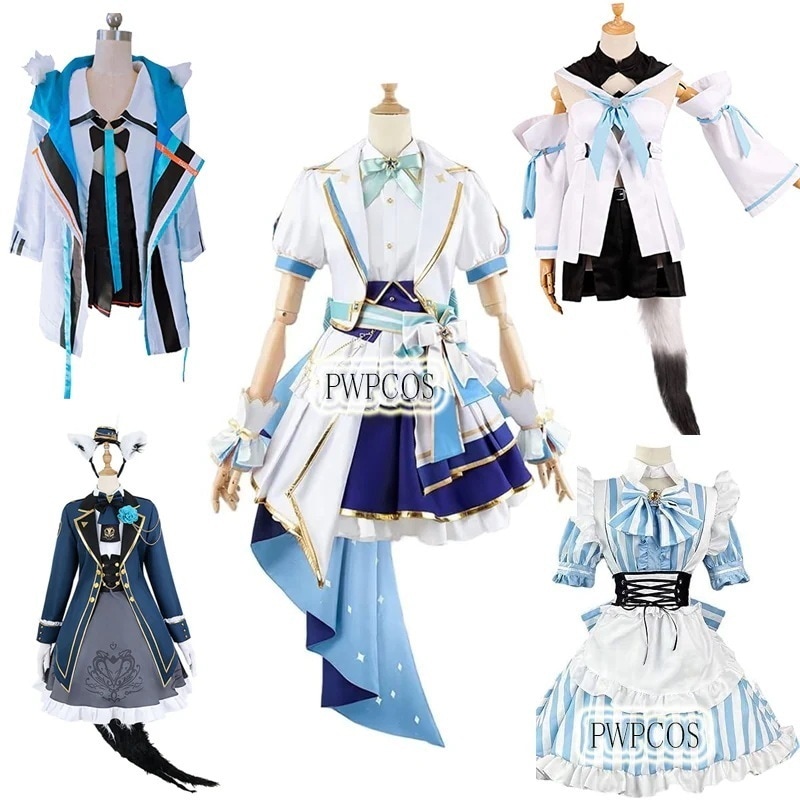 最安値挑戦 祭り 学園祭 イベント クリスマス ハロウィン コスチューム アイドル服 白上フブキ コスプレ衣装 白上フブキ 4th hololive VTuber バーチャルYouTuber