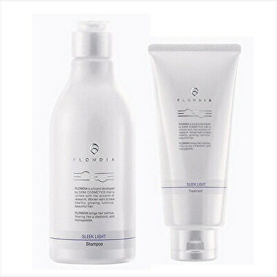 【2点セット】デミ フローディア スリークライト シャンプー 250ml ＋トリートメント 200gDEMI FLOWDIA サロン さらさら なめらか ダメージケア BC-T