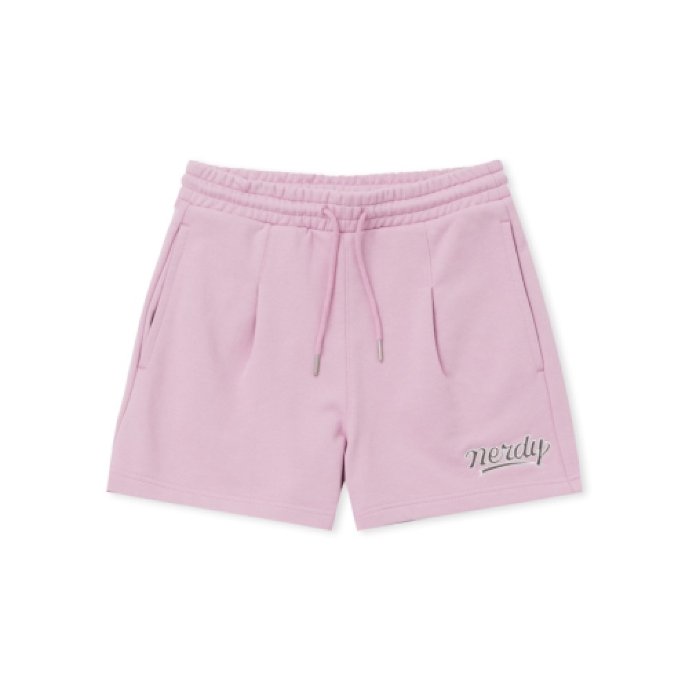 NERDY 女性用カルシブロゴショーツ (24SS) ローズピンク