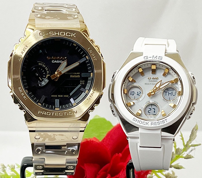 恋人たちのGショックペアウォッチ gショック G-SHOCK BABY-G 人気 婚約　夫婦 高級　クリスマス プレゼント おすすめペア腕時計 カシオ 2本セット gショック タフソーラー 電波ソー