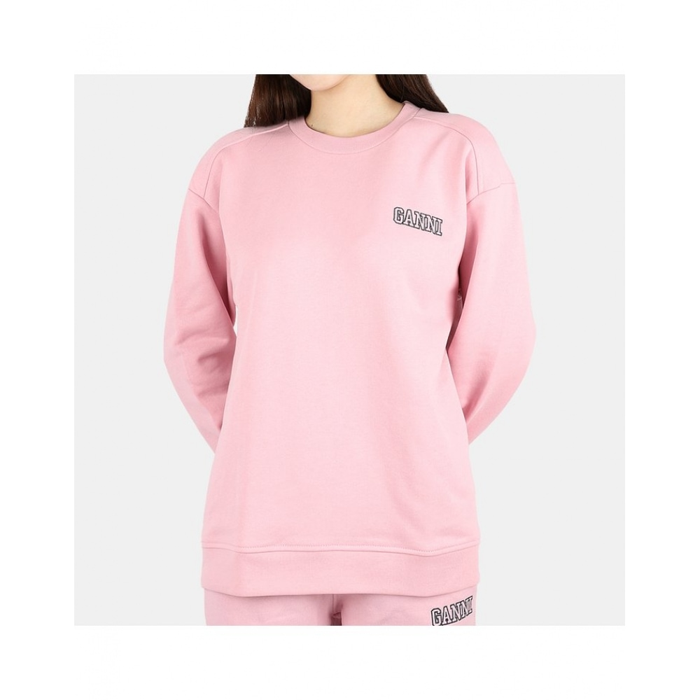 22 F/W GANI 女性用ロゴコットンスウェットシャツ (ピンク) T3170 465 13,220円