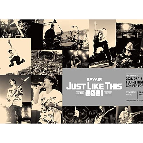 SPYAIR ／ JUST LIKE THIS 2021(完全生産限定盤)(Blu-ray Dis.. (Blu-ray) AIXL-158