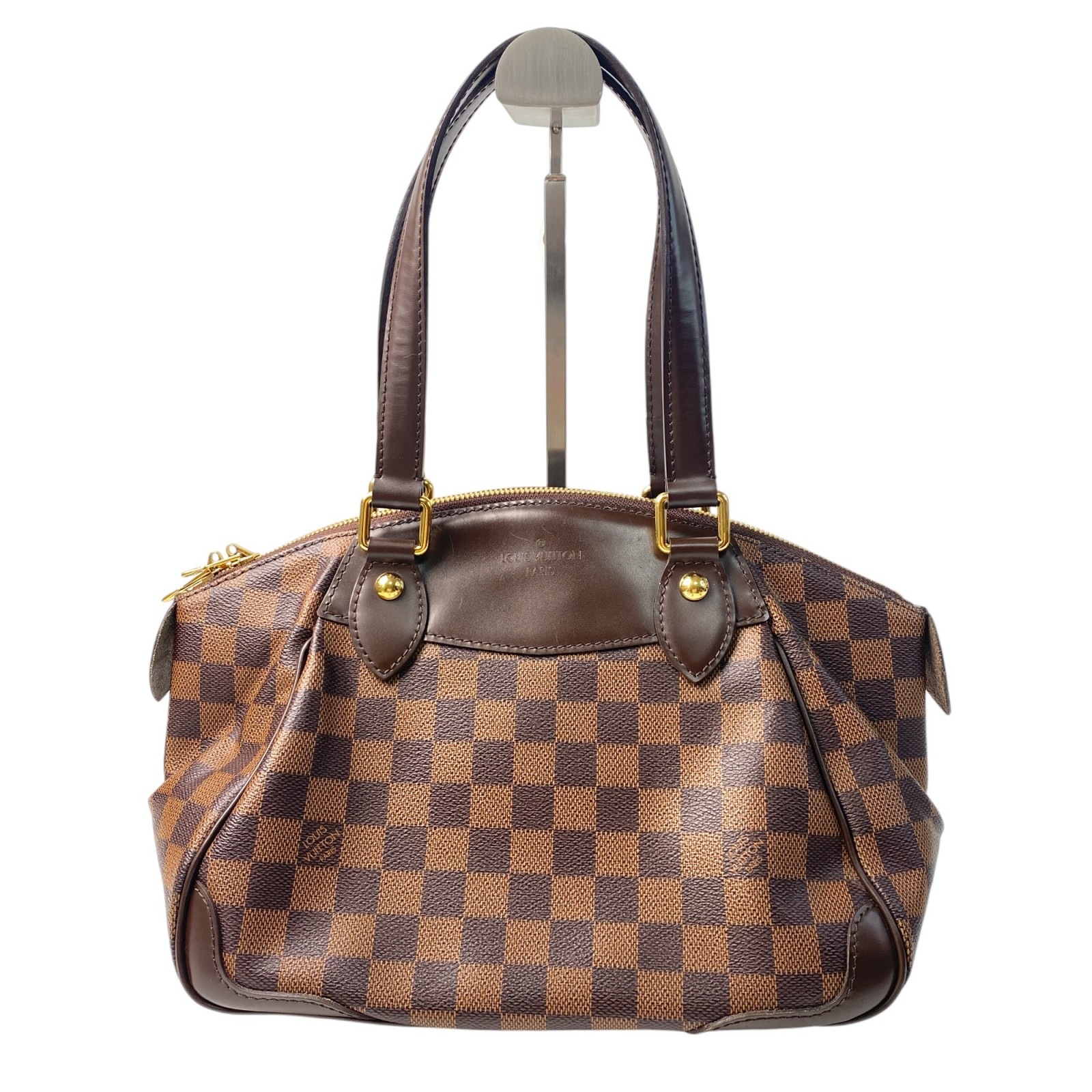 美品 ルイヴィトン LOUIS VUITTON レディース ダミエ ヴェローナ PM ハンドバッグ トートバッグ