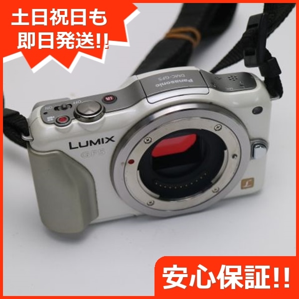 美品 DMC-GF5 シェルホワイト ボディ デジ1 Panasonic 120