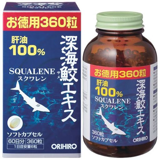 お徳用360粒【2個セット】 オリヒロ 深海鮫エキスカプセル