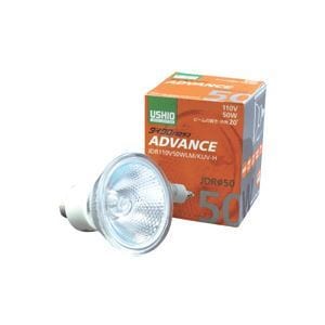 （まとめ）ダイクロハロゲンアドバンス JDR110V50WLM／KUV-H 中角 50W 10個入