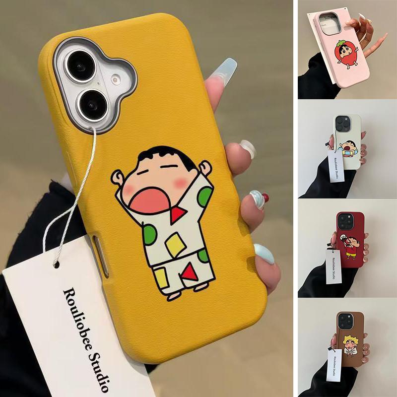 iPhone15 携帯保護カバー クレヨンしんちゃん ソフトケース 携帯ケース 耐衝撃 iPhone mini iPhone13/12 16 ケース お洒落 スマホケース 可愛い クリア