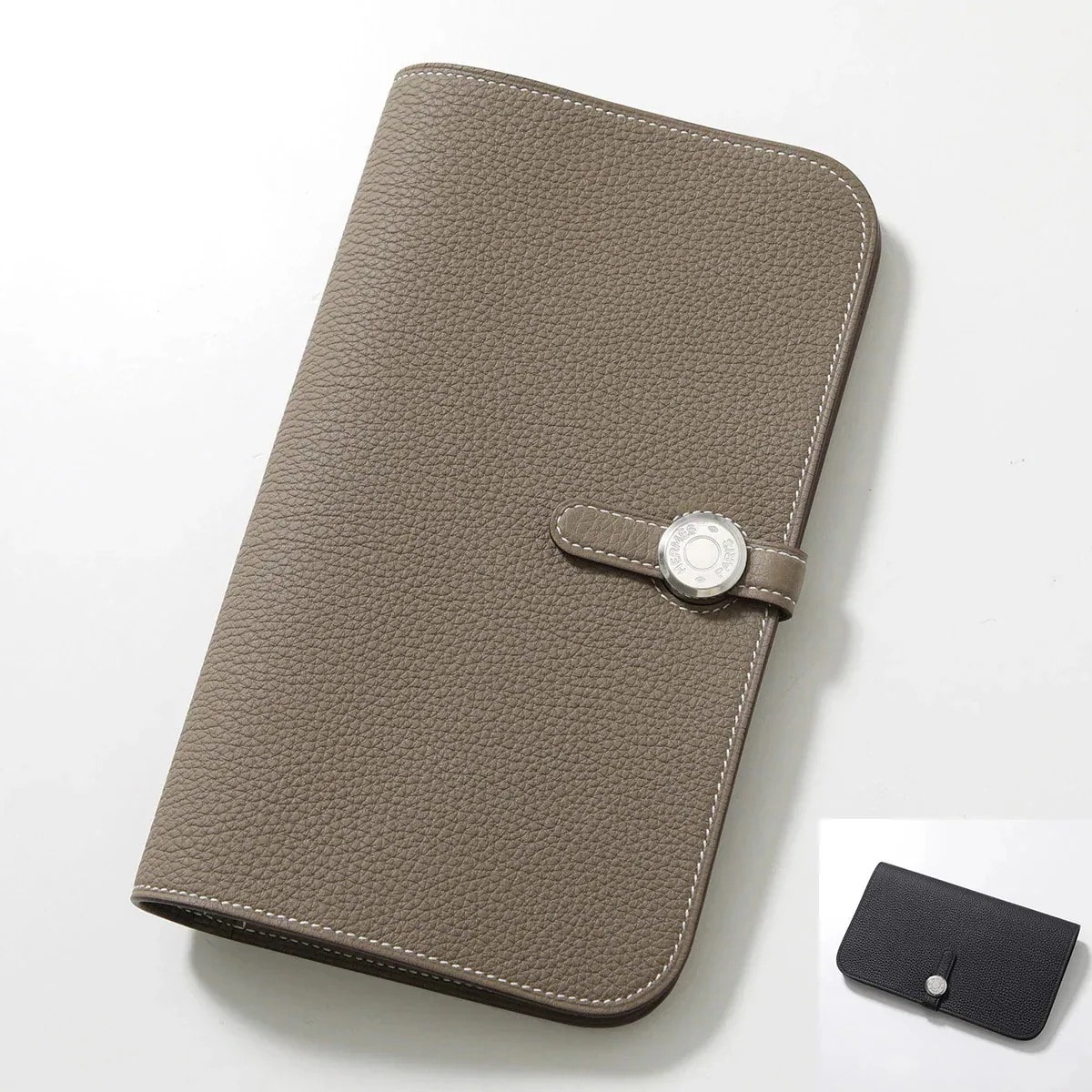 HERMES エルメス 長財布 ドゴン デュオ GM DOGON DUO H043070CK レディース トゴ レザー 二つ折り コインケース付き セリエ カラー2色