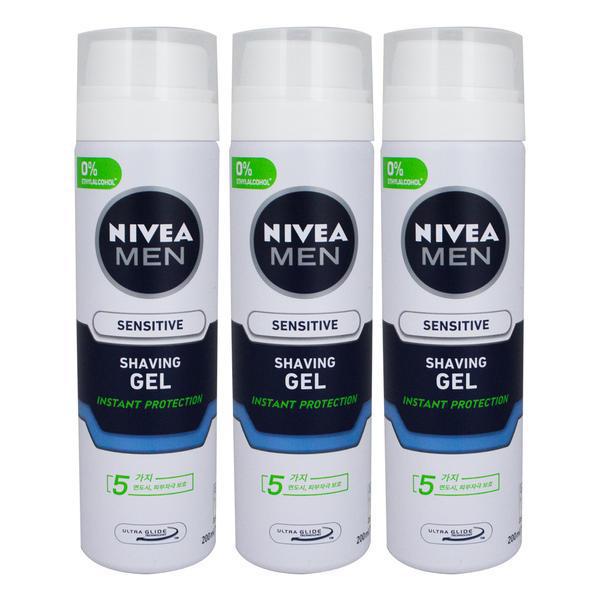 マン センシティブ シェービングジェル 200ml 3個 シェービング