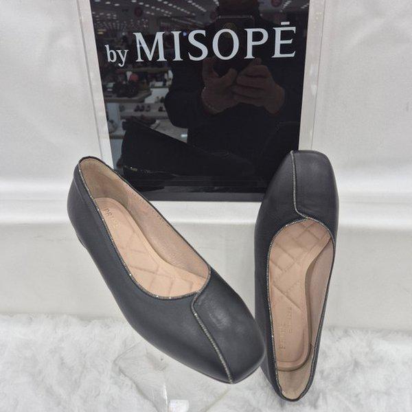 By 女性スクエアホットフィックスフラット 112HT435SZ001 BLACK 3 JJ