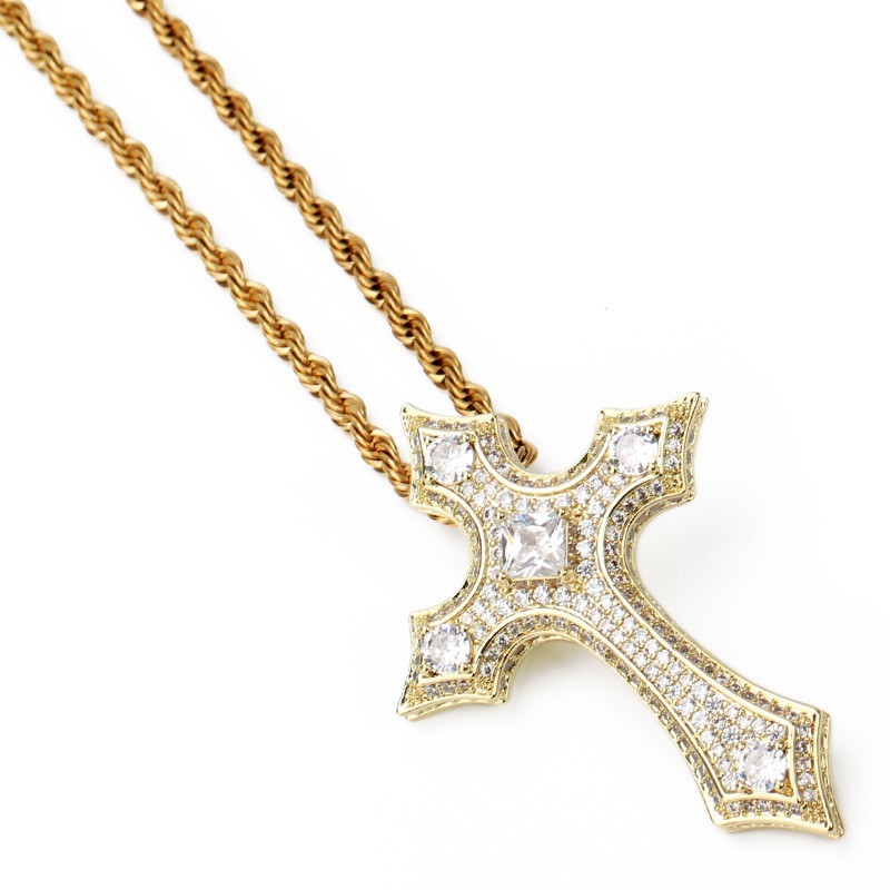 クロスネックレス パヴェ [n368] 5,467円