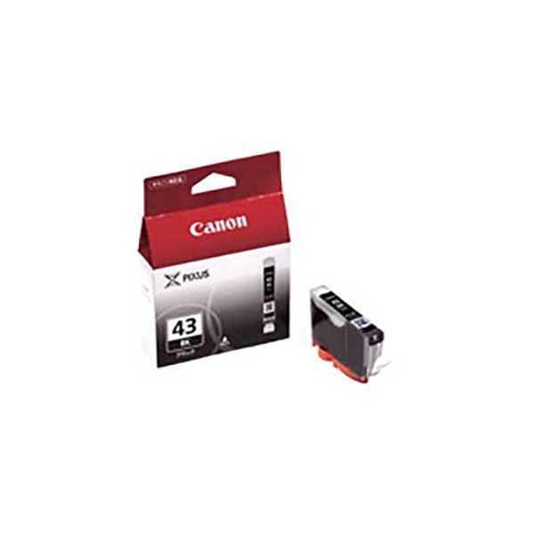 (まとめ) (純正品) Canon キャノン インクカートリッジ/トナーカートリッジ (6376B001 BCI-43BK ブラック) (×3セット)