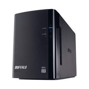 バッファロー ドライブステーション ミラーリング対応 USB3.0用 外付けHDD 2ドライブモデル8TB HD-WL8TU3／R1J HD-WL8TU3/R1J