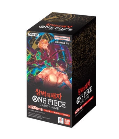 バンダイ ワンピース ONE PIECE CARD GAME TCG Wings Of The Captain OPK-06 1箱24パック 韓国語版